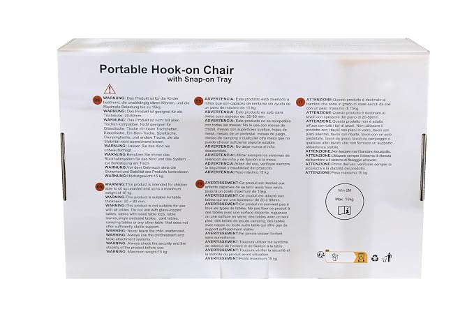 Hook on High Chair with Tray: High Chair - Image 11