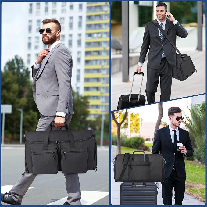 Convertible Duffle Bags for Travel Carry On Suit Duffle Bags - Image 7
