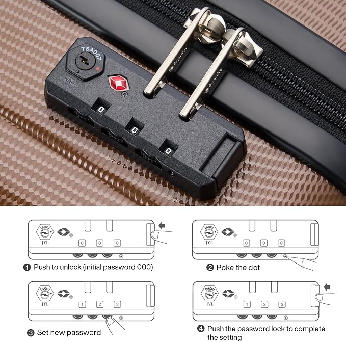 Hanke 29 Inch Luggage Suitcases - Image 7