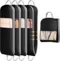 DIMJ 4 Pack 54" Garment Bags for Hanging Clothes by DiMJ