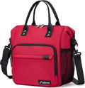 Red Lunch Box for Women for Work Insulated Lunch Bag for Female Adult, Fashion by TuErcao