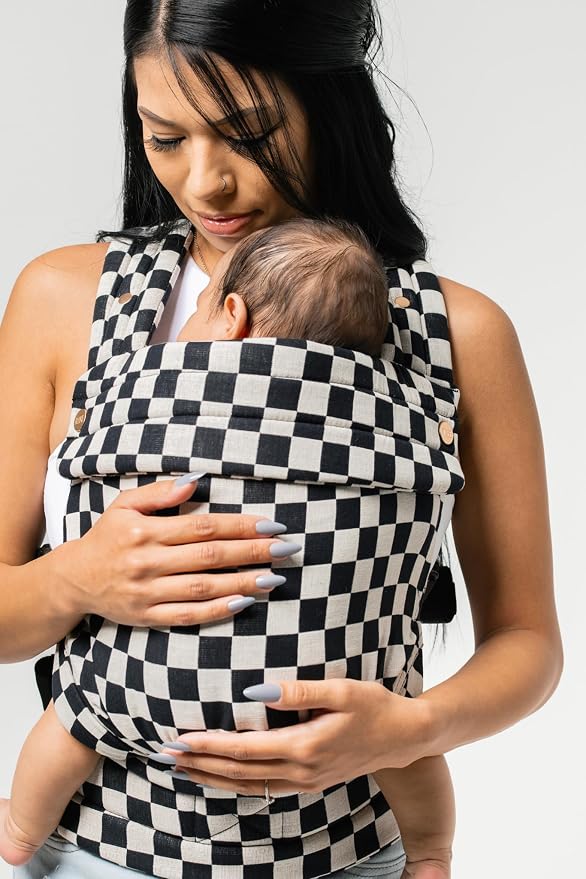 Mabē Monarch Ergonomic Baby Carrier – Premium Cotton Soft Structured Newborn to - Image 6