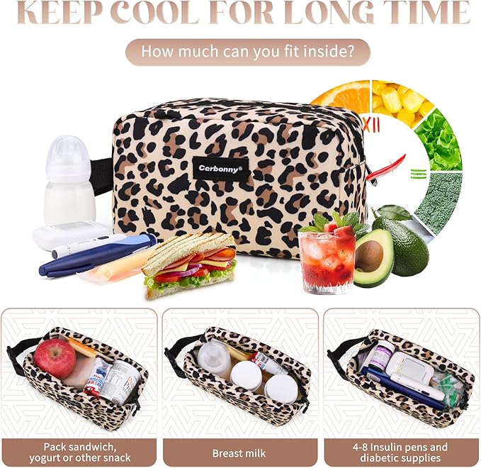 Freezable Lunch Bag, Freezable Snack Bag, Mini Cooler Bag - Image 4