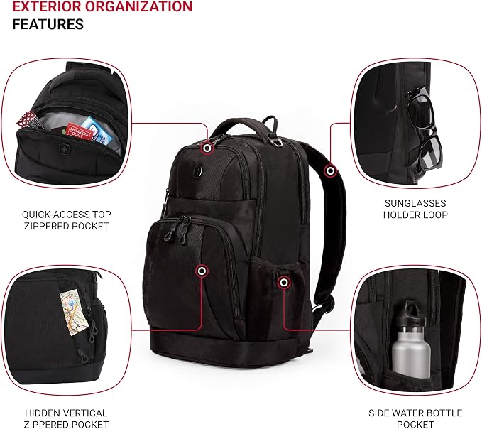 SwissGear 5698 Laptop Backpack - Image 3