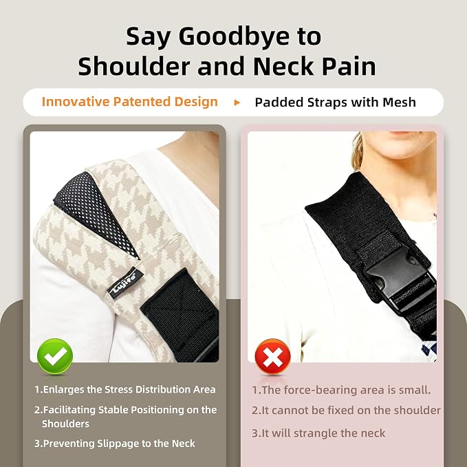 Baby Sling Carrier Newborn to Toddler, 2025 Upgraded Houndstooth Baby Sling - Image 6