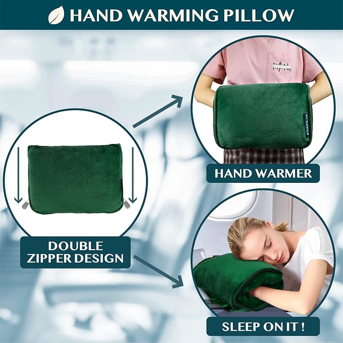 PAVILIA Travel Blanket Pillow, Soft Airplane Blanket 2-in-1 Combo Set, Plane - Image 4