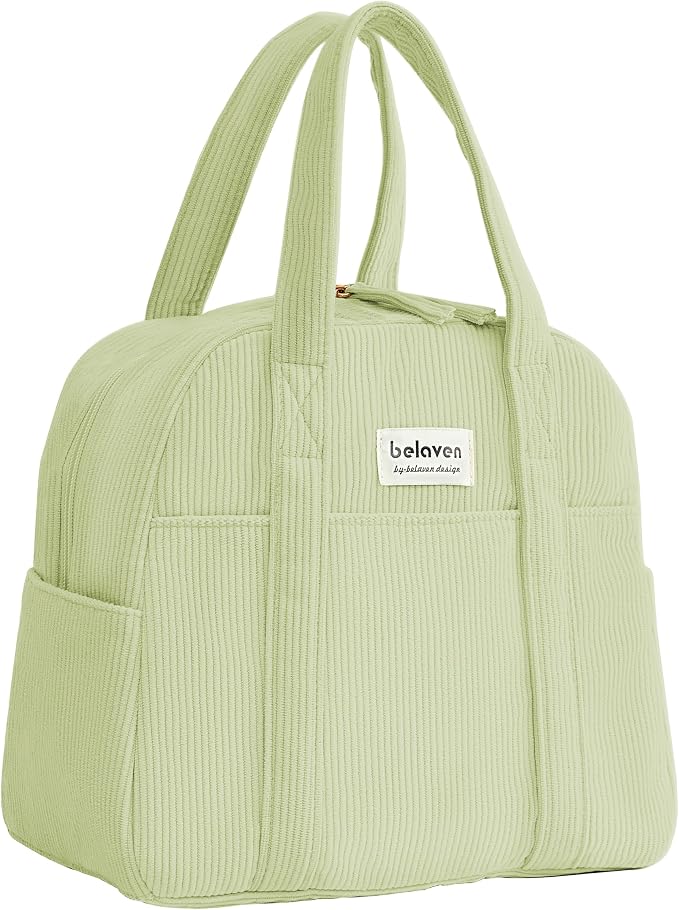 Insulated Lunch Bag for Women, 6-Hour Cold Retention Cooler Tote by belaven