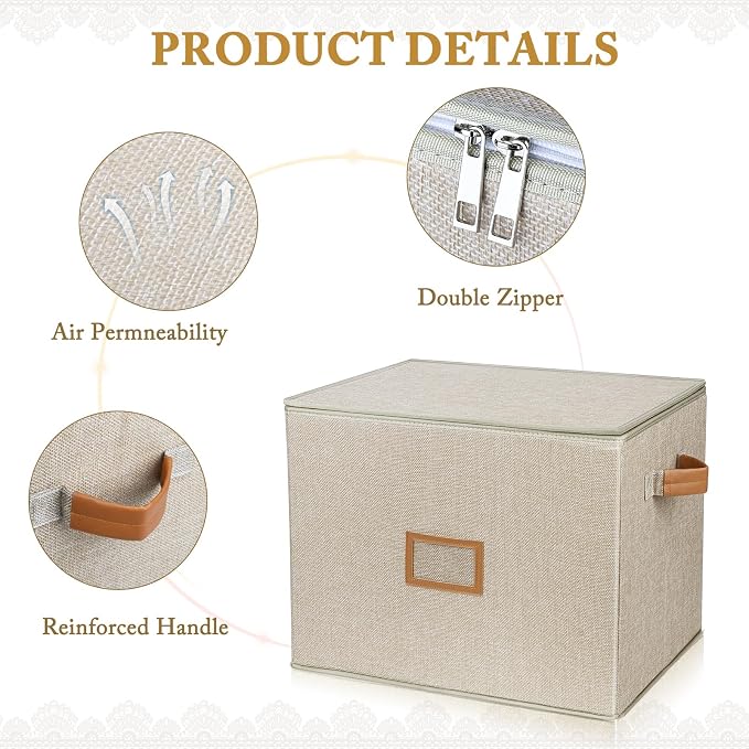Wedding Dress Storage Box, Wedding Dress Preservation Box - Image 3