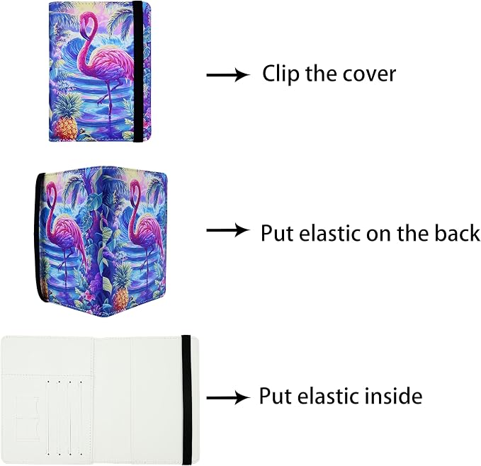 Passport Holder for Women and Men PU Leather Passport Cover for Travel - Image 3