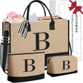 BAGAIL Initial Tote Bag, Personalized Birthday Gifts by BAGAIL