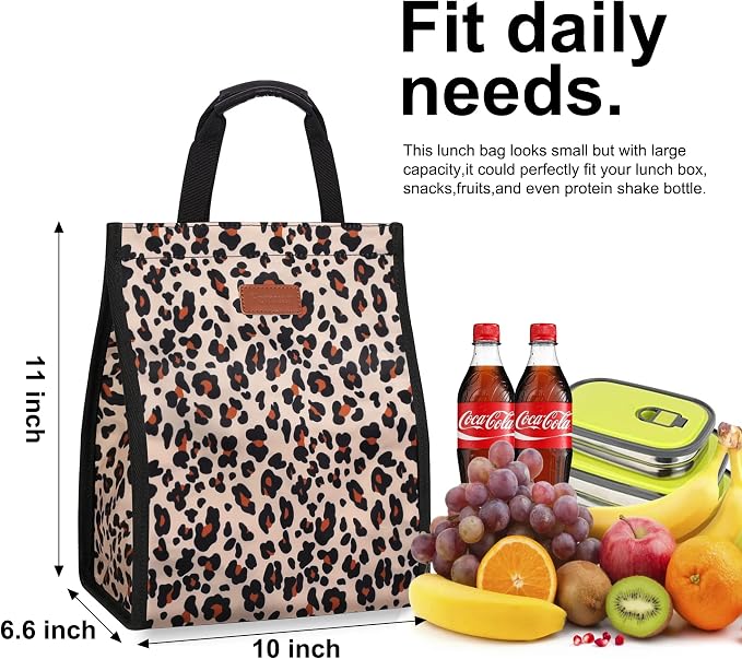 Lunch Bags for Women Insulated Reusable Lunch Tote - Image 2