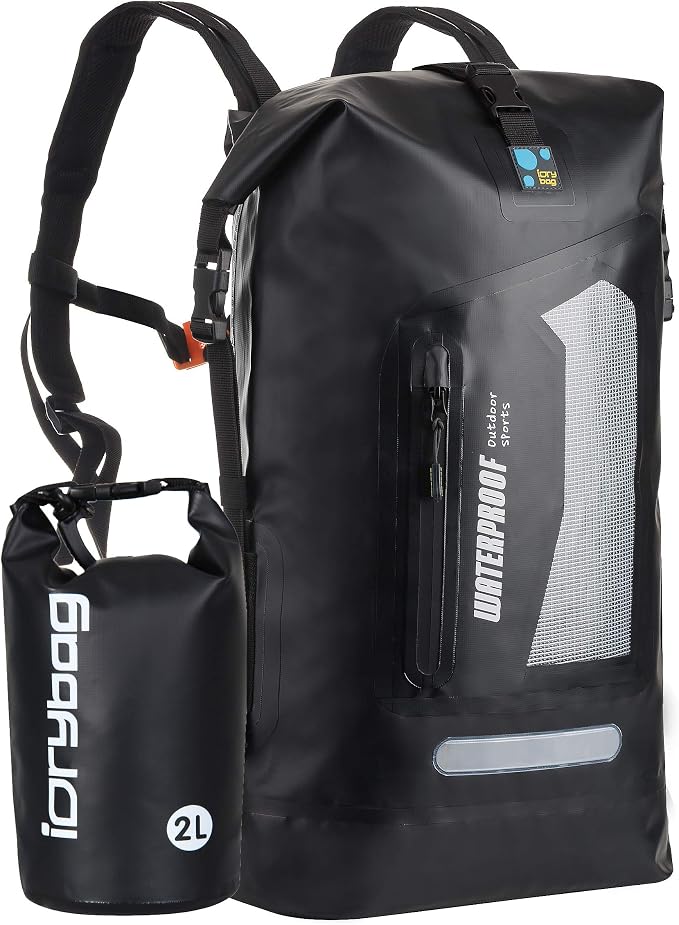 IDRYBAG Waterproof Backpack for Men 20L/30L/40L, Floating Dry Bag Kayak by iDrybag+