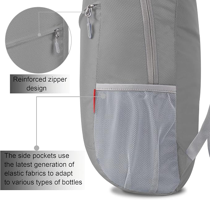 ZOMAKE Lightweight Packable Backpack 20L, Foldable Backpacks Small Daypack - Image 4
