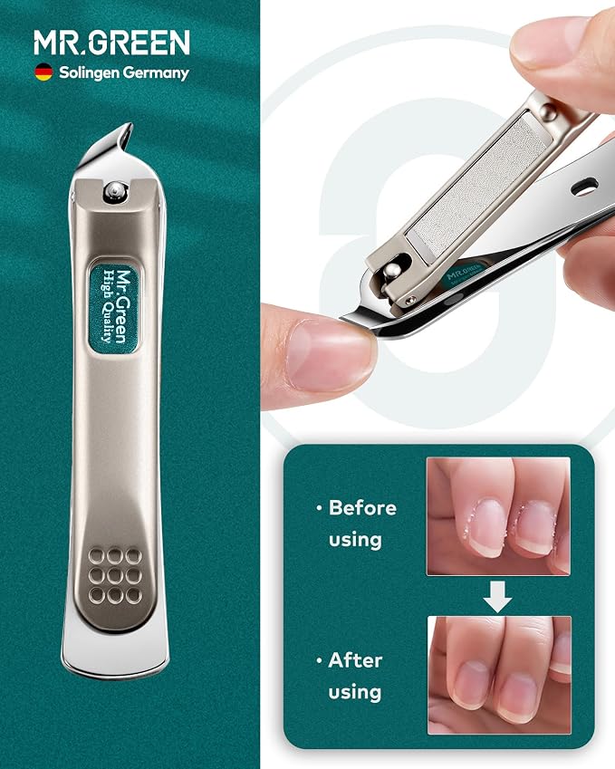 MR.GREEN Nail Clipper 4Pcs Set, Stainless Steel Manicure Pedicure Set, Medical - Image 3