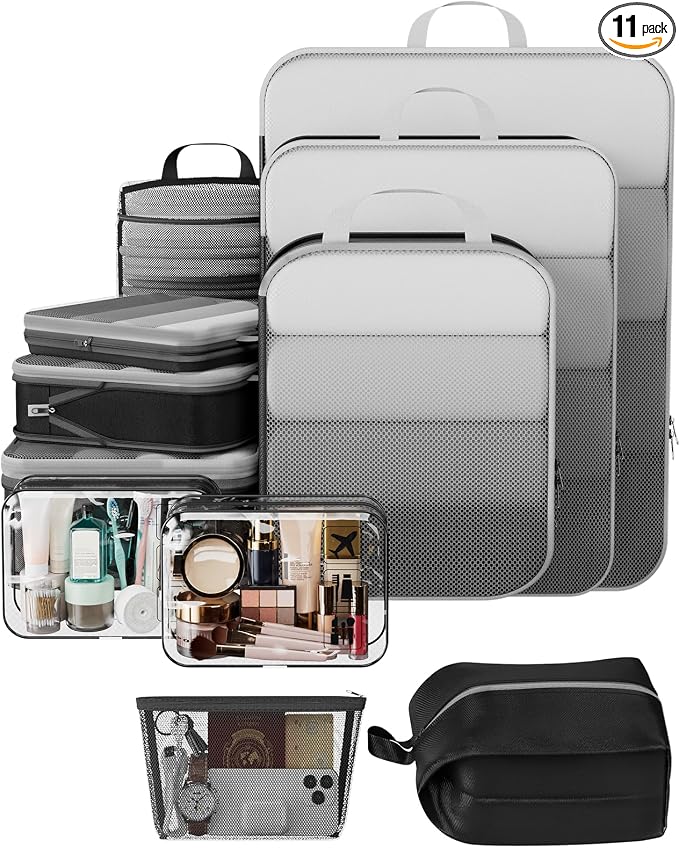 Veken 11 Set Compression Packing Cubes by Veken