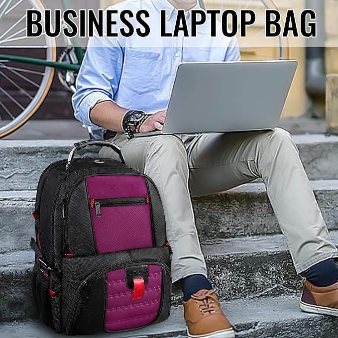 YOREPEK 18.4 Laptop Backpack, Large Backpacks Fit Most 18 Inch Laptop - Image 4