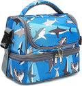 FlowFly Kids Double Decker Cooler Insulated Lunch Bag Large Tote by FlowFly