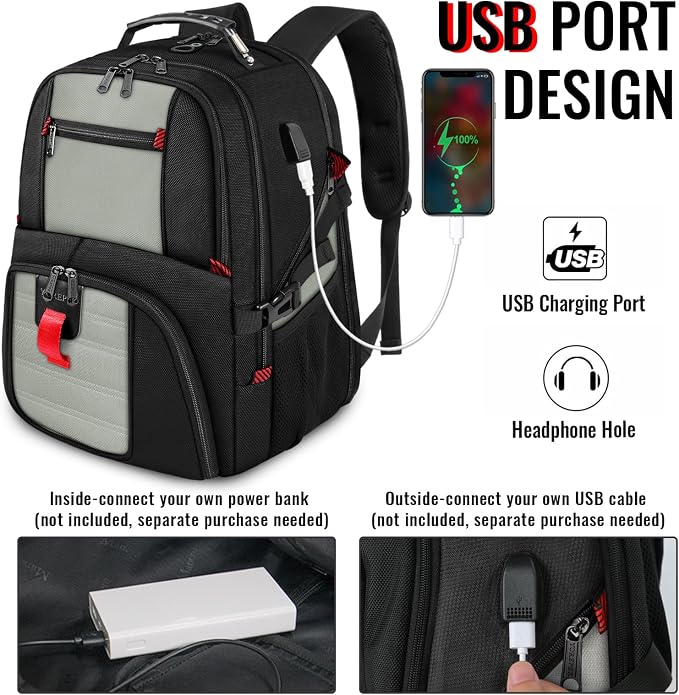 YOREPEK 18.4 Laptop Backpack, Large Backpacks - Image 3