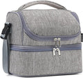 FlowFly Double Decker Cooler Insulated Lunch Bag Large Tote by FlowFly