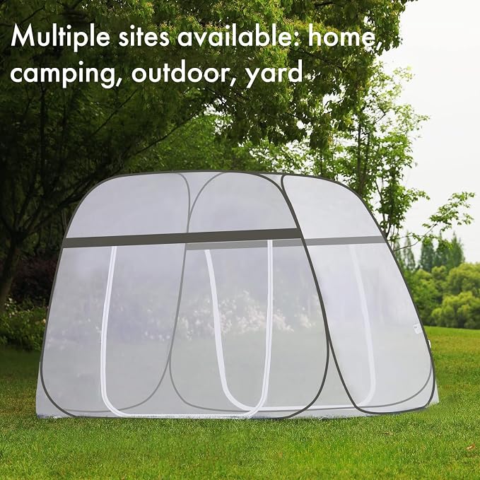 Pop-Up Mosquito Net Tent Wide Roof, Portable Folding Design - Image 4