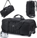 KSIBNW Rolling Duffel Bag with Wheels and Handle, 4 In 1 Tactical 86L Military by KSIBNW