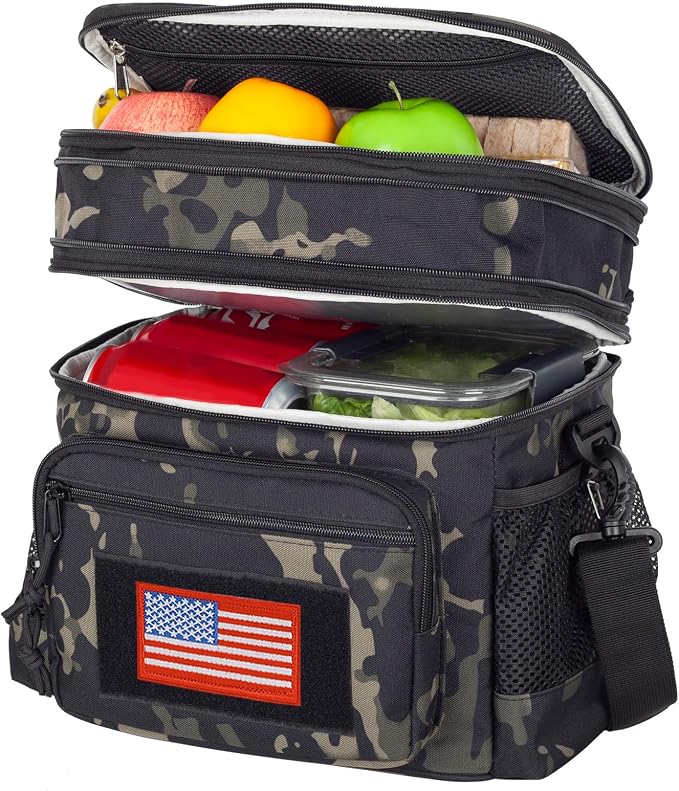 ATRIPACK Lunch Bag for Men, Double Deck Tactical Lunch Box Work by ATRIPACK