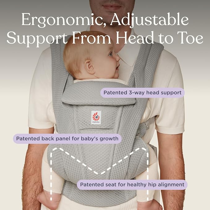 Ergobaby Omni Deluxe Baby Carrier Newborn to Toddler - Image 7