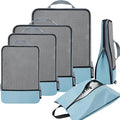 BAGAIL 4 Set/6 Set/8 Set Compression Packing Cubes Travel Accessories by BAGAIL