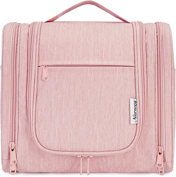 Narwey Hanging Toiletry Bag for Women Travel Makeup Bag Organizer Toiletries - Image 2
