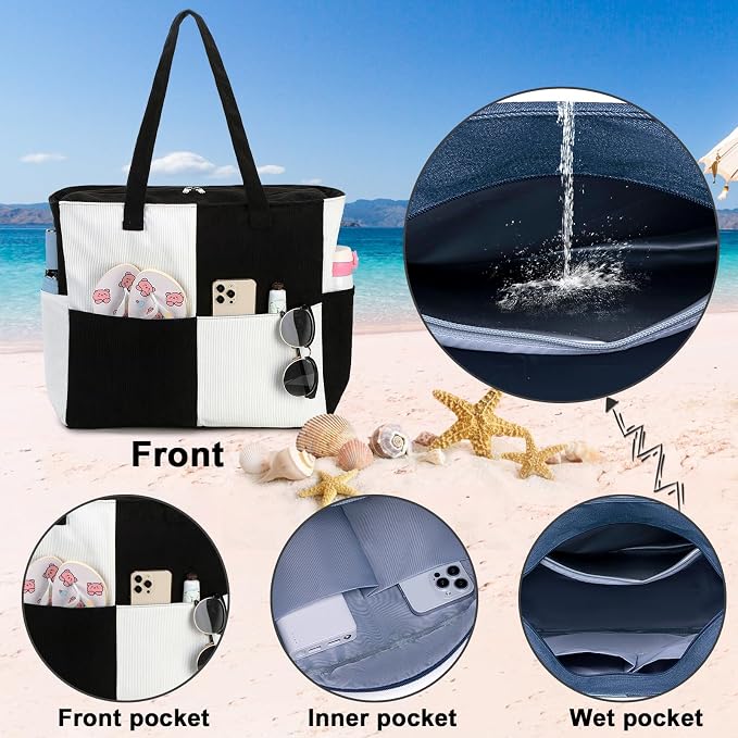 Waterproof Beach Tote Pool Bags - Image 4