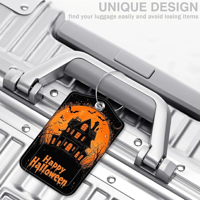 2 Pack Bat and Ghost Luggage Tags - Image 5