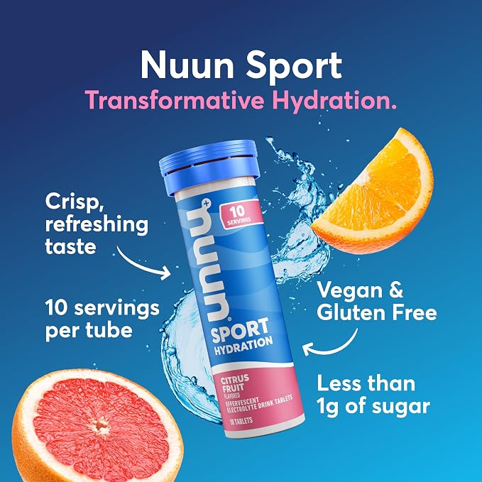 Nuun Sport Electrolyte Tablets for Proactive Hydration, Mixed Flavors, 4 Pack - Image 2