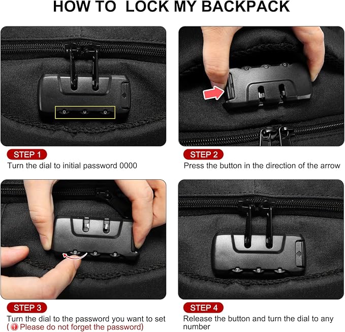 LOVEVOOK Large Backpack for Men 18 inch Heavy Duty Backpack Big Travel Backpack - Image 2