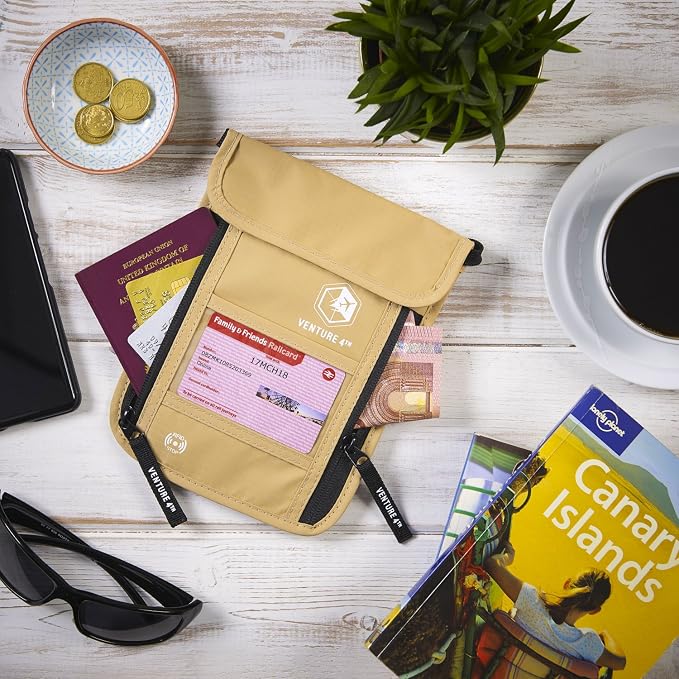 VENTURE 4TH Passport Holder Neck Wallet - Image 6