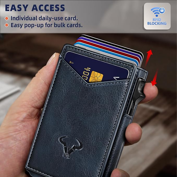 BULLIANT Men Wallet, Money Clip Wallet Slim - Image 4