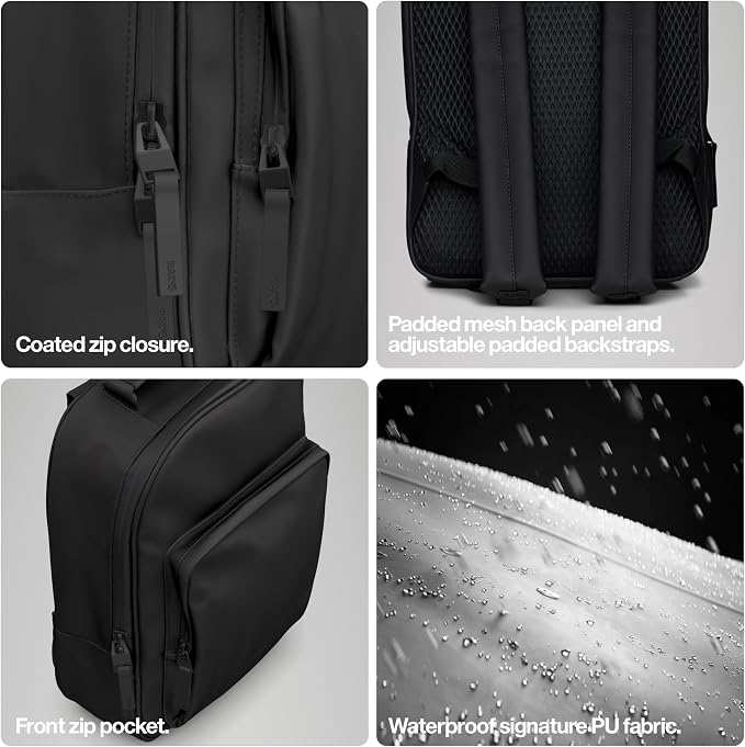 RAINS Regular Book Daypack, Laptop Bag, Waterproof, 2 Year Warranty - Image 4
