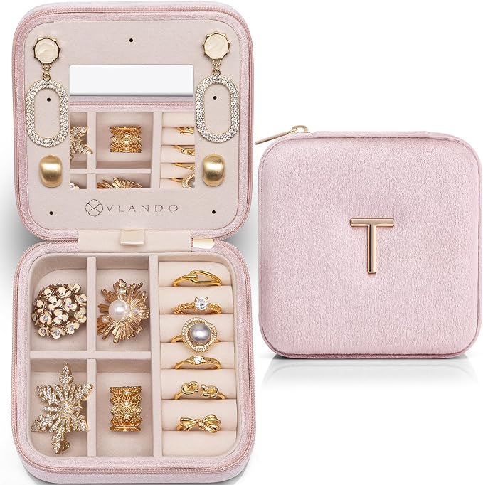 Vlando Mom Gifts for Women, Travel Jewelry Case for Mother Gifts, Travel Gifts by VLANDO