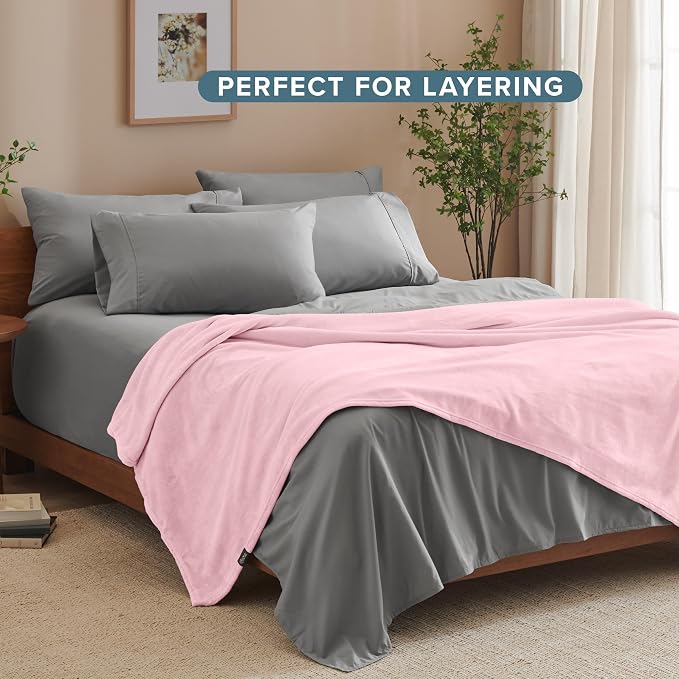 Bare Home Fleece Blanket - Image 7