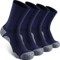 Elite Cushioned Compression Mid-crew Socks 4-Pack by Sitoisbe