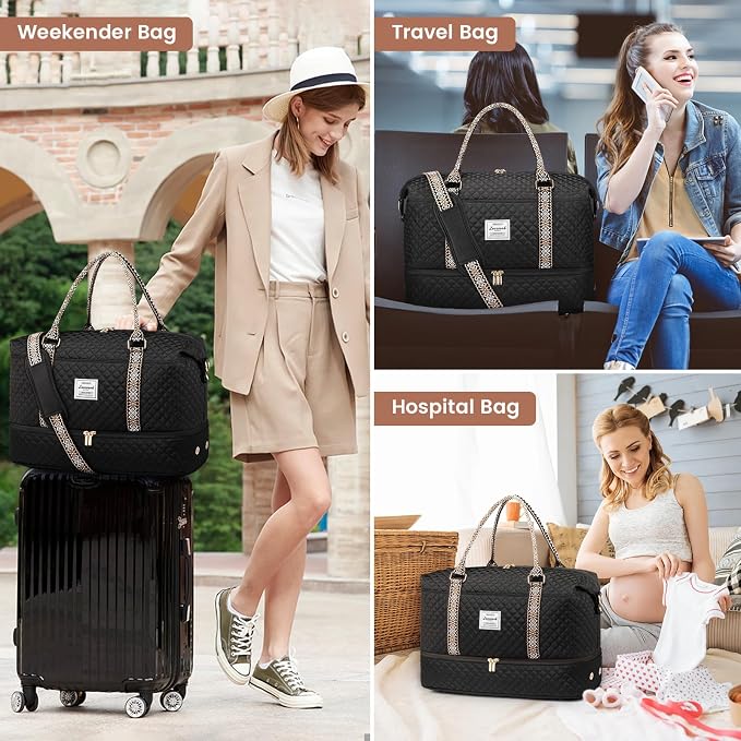 LOVEVOOK Travel Duffle Bag, Weekender Bags - Image 6
