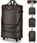 Hanke Suitcases with Wheels Expandable Foldable Luggage Bag Suitcase by Hanke