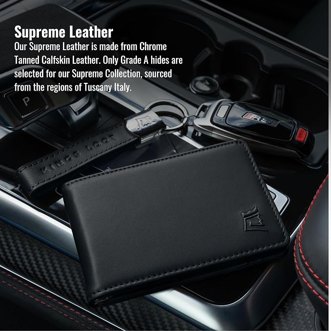 Kings Loot Wallet for Men | Customized Minimalist Slim RFID Blocking Leather - Image 2