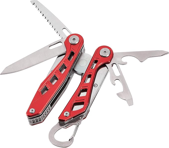 Amazon Basics 8-in-1 Stainless Steel Multitool Safety Lock - Image 3