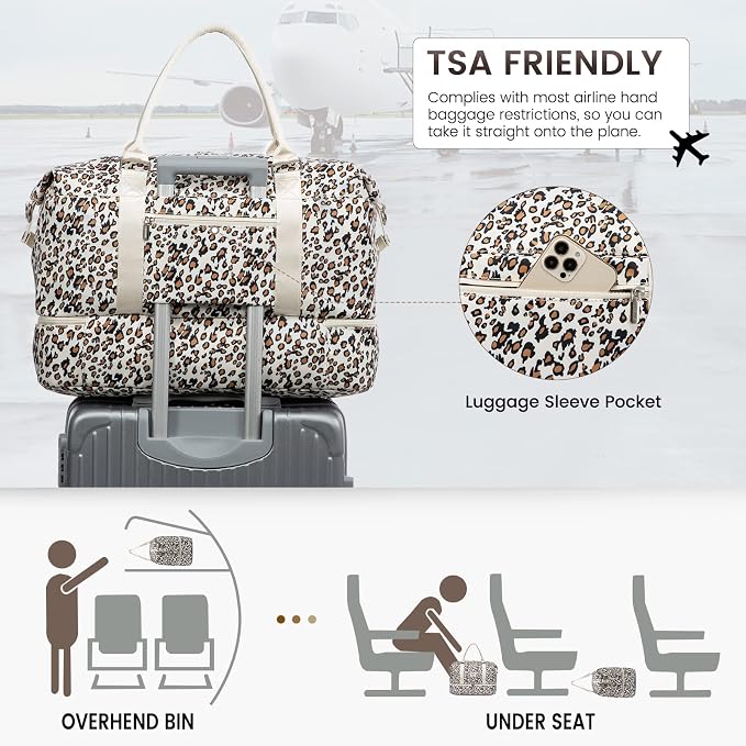 LOVEVOOK Travel Duffle Bag, Weekender Bags - Image 4
