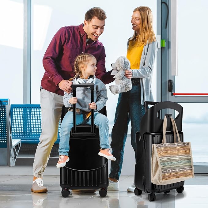 20 Inch Ride on Luggage with Seat - Image 2