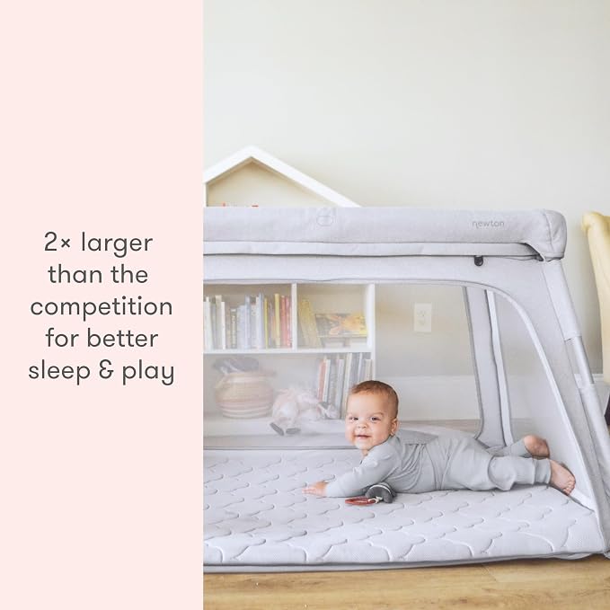 Newton Baby Deluxe Travel Crib & Play Yard | Breathable, Washable Mattress - Image 5