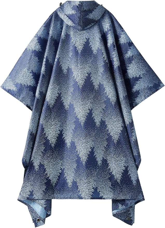 PTEROMY Hooded Rain Poncho for Adult - Image 7