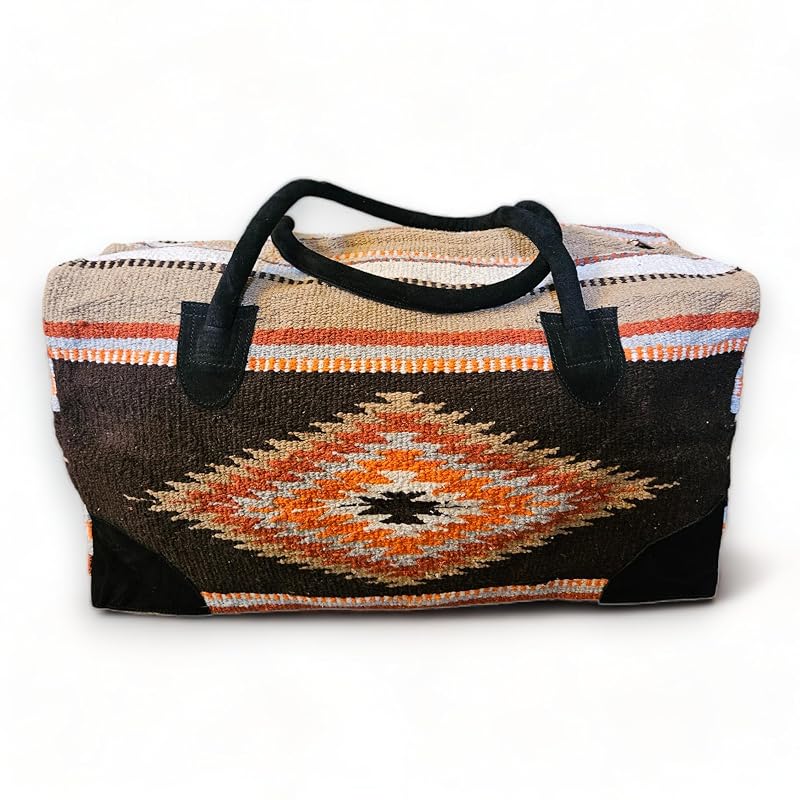 Southwestern Large Weekender Travel Bag Western Duffle Bag Boho Travel Bag - Image 6