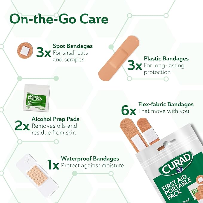 CURAD First Aid Portable Pack |15 - Image 2