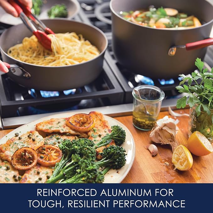 Rachael Ray - 87630 Rachael Ray Cucina Hard Anodized Nonstick Cookware Pots and - Image 4